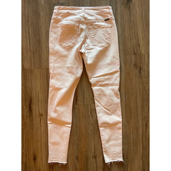 Kancan Los Angeles Distressed Light Pink Skinny Jeans Size 3 - Picture 4 of 4